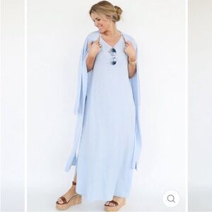 NWT Burgess The Daisy Sky Blue Dress